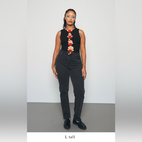 Fashion Brand Company Denim - NWT Fashion Brand Company TALL Nap Jeans For Big Butts Black Denim size XL